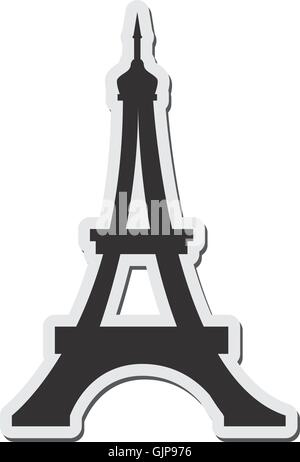 Eiffel-Turm-Symbol Stock Vektor