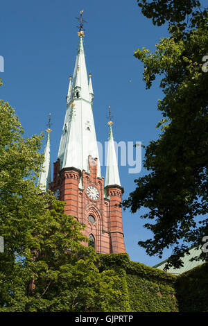 Die Kirche der Heiligen Klara oder Klara Kirche mitten in Stockholm Schweden. Stockfoto