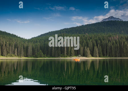 Kleinen See und Berg Durmitor National park Stockfoto