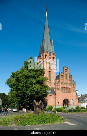 Deutschland, Leverkusen-Wiesdorf, Evangelische Christuskirche am Wiesdorfer Kreisel Stockfoto