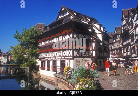 Maison des Tanneurs, Petite France, Straßburg, Elsass, Frankreich Stockfoto