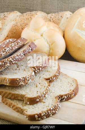 Lebensmittel Nahrungsmittel Brot Stockfoto