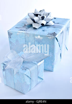 Weihnachtsgeschenke-Box Stockfoto