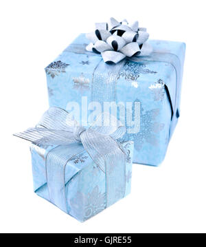 Weihnachtsgeschenke-Box Stockfoto