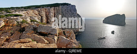 Panorama - Capo caccia Stockfoto