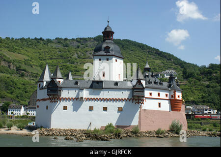 Burg Pfalzgrafenstein bei kaub Stockfoto