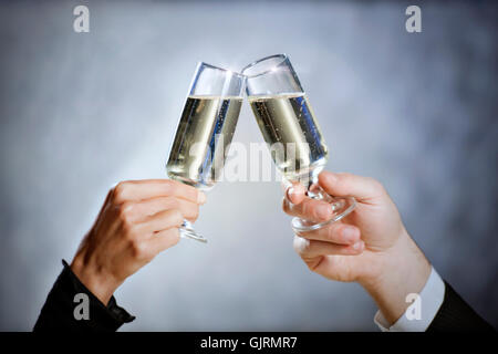 Frau trinken trinken Stockfoto