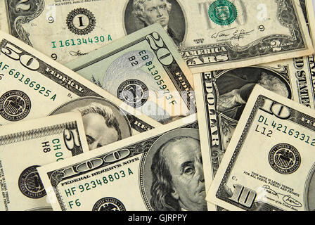 Dollar US-Dollar Währung Stockfoto