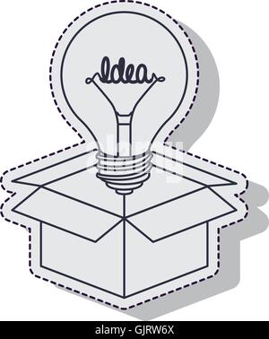 Lampe Licht isoliert-Symbol Stock Vektor