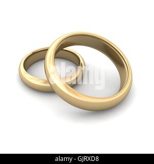 Ring Hochzeit Ehe Stockfoto