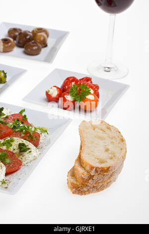 Italienisches Brot vegetarisch Stockfoto