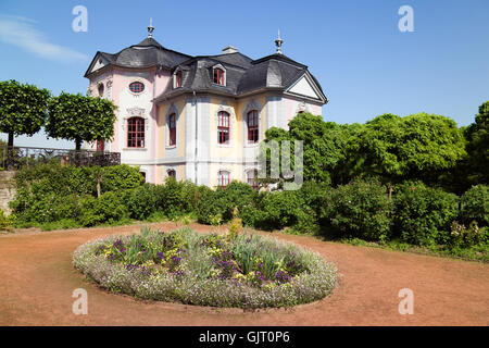 Rokoko-Schloss dornburg Stockfoto