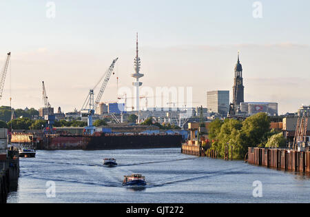 Lastkähne Stockfoto