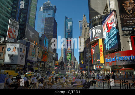 am Morgen am Times square Stockfoto