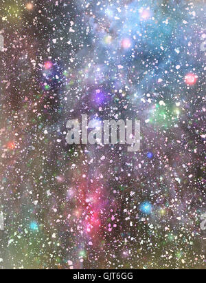 Raum-Universum-Kosmos Stockfoto