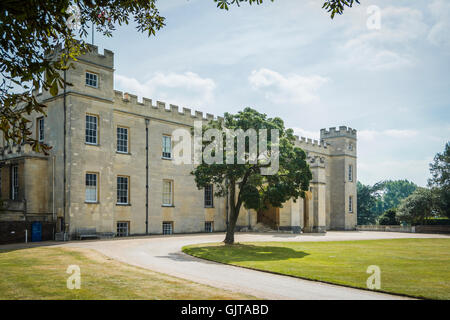 Die Vorderseite des Syon House, Syon Park, Hounslow, England, UK Stockfoto