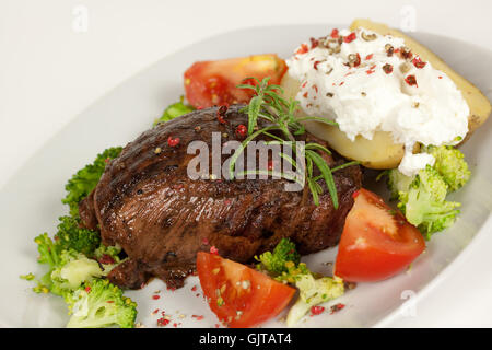 Steak Filet Feinkost Stockfoto