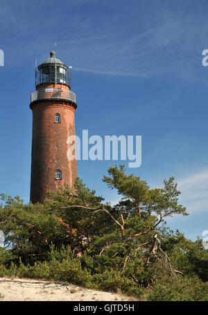 Leuchtturm Darßer Ort Stockfoto