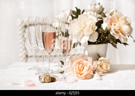 Glas-Kelch-Becher Stockfoto