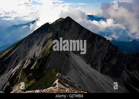 Alpen Wandern Wandern Stockfoto