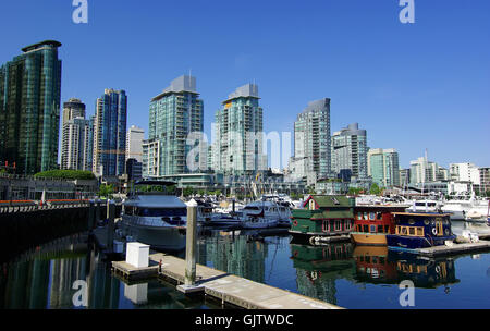 blau Hafen Kanada Stockfoto