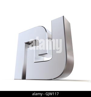 Währung Silber Metall Stockfoto