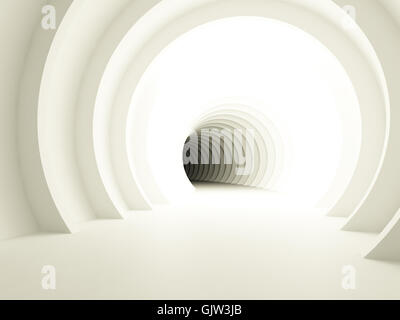 dunklen Korridor tunnel Stockfoto
