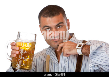 Trinken trinkende Lätzchen Stockfoto