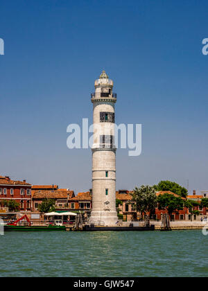 Murano-Leuchtturm. Venedig, Italien. Stockfoto