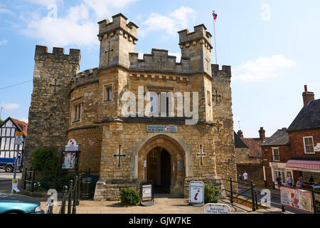 Alten County Gefängnis gebaut im Jahre 1748 jetzt Museum Markt Hill Buckingham Buckinghamshire UK Stockfoto