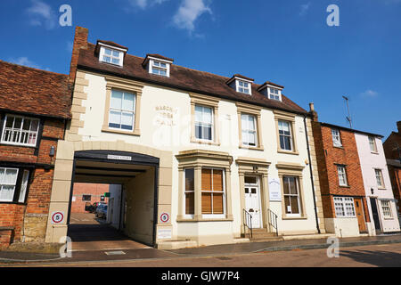 Ehemalige Masonic Hall erbaut 1889 jetzt ein Ärztezentrum Hautpstraße Buckingham Buckinghamshire UK Stockfoto