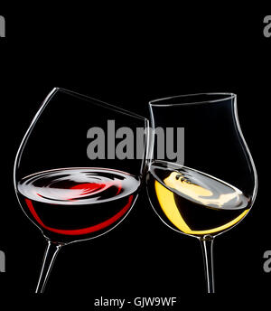 Glas-Kelch-Becher Stockfoto