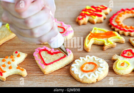 Tasche Kekse cookies Stockfoto