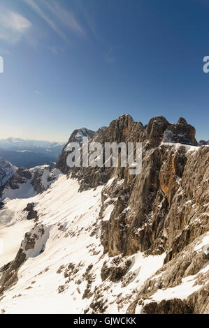 Nationalpark Dachstein: Dachstein Süd Gesicht, Österreich, Oberösterreich, Oberösterreich, Stockfoto