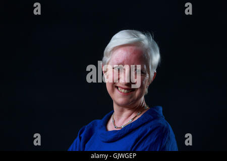 Edinburgh, UK. 17. August 2016. Edinburgh International Book Festival 5. Tag. Edinburgh International Book Festival findet statt in Charlotte Square Gardens. Edinburgh. Abgebildete Susan Folianten. Pako Mera/Alamy Live-Nachrichten Stockfoto