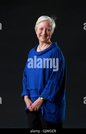 Edinburgh, UK. 17. August 2016. Edinburgh International Book Festival 5. Tag. Edinburgh International Book Festival findet statt in Charlotte Square Gardens. Edinburgh. Abgebildete Susan Folianten. Pako Mera/Alamy Live-Nachrichten Stockfoto