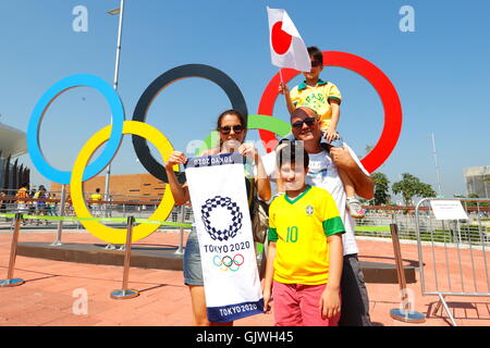 Rio De Janeiro, Brasilien. 17. August 2016. Gesamtansicht: Rio Olympischen Spiele 2016 in Rio De Janeiro, Brasilien. © Sho Tamura/AFLO SPORT/Alamy Live-Nachrichten Stockfoto