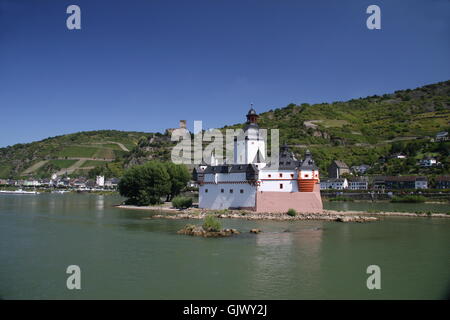 Burg pfalzgrafenstein Stockfoto