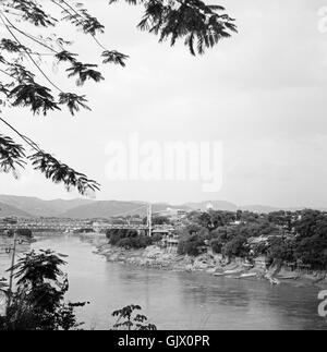 Bin Rio Magdalena, Kolumbien 1960er Jahre. Magdalena River, Colombia der 1960er Jahre. Stockfoto