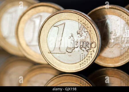 Euro-Münze Stockfoto