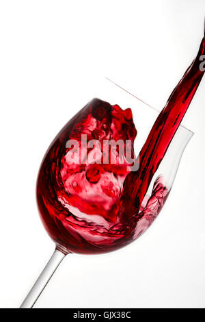 Wein in Strömen Stockfoto