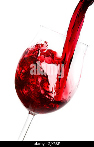 Wein in Strömen Stockfoto