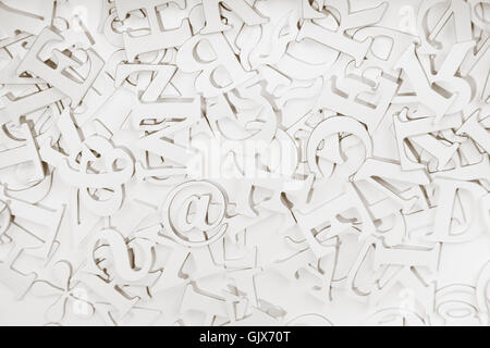 Schreiben schrieb schreiben Stockfoto