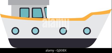 Schiff-Frachtschiff Stock Vektor