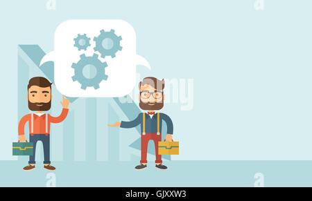 Einen neuen Anfang zu denken Stock Vektor