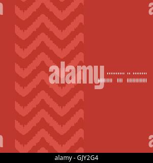 Vektor bunte Ikat Chevron vertikalen Rahmen Musterdesign Bac Stock Vektor