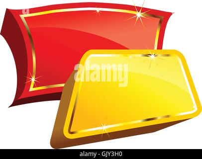 Satz von tags Stock Vektor