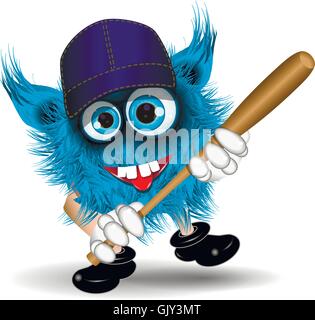 Monster-baseball Stock Vektor