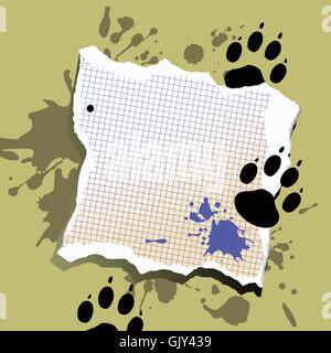 abstrakte Papier backgound Stock Vektor