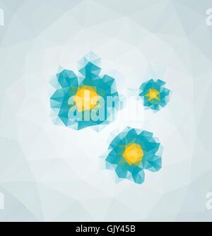 Abstrakte Blumen Stock Vektor
